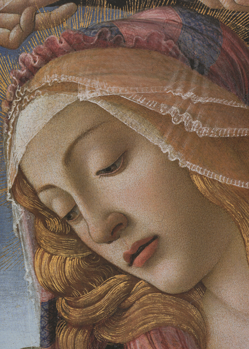 Madonna del Magnificat (detail), Botticelli, 1481